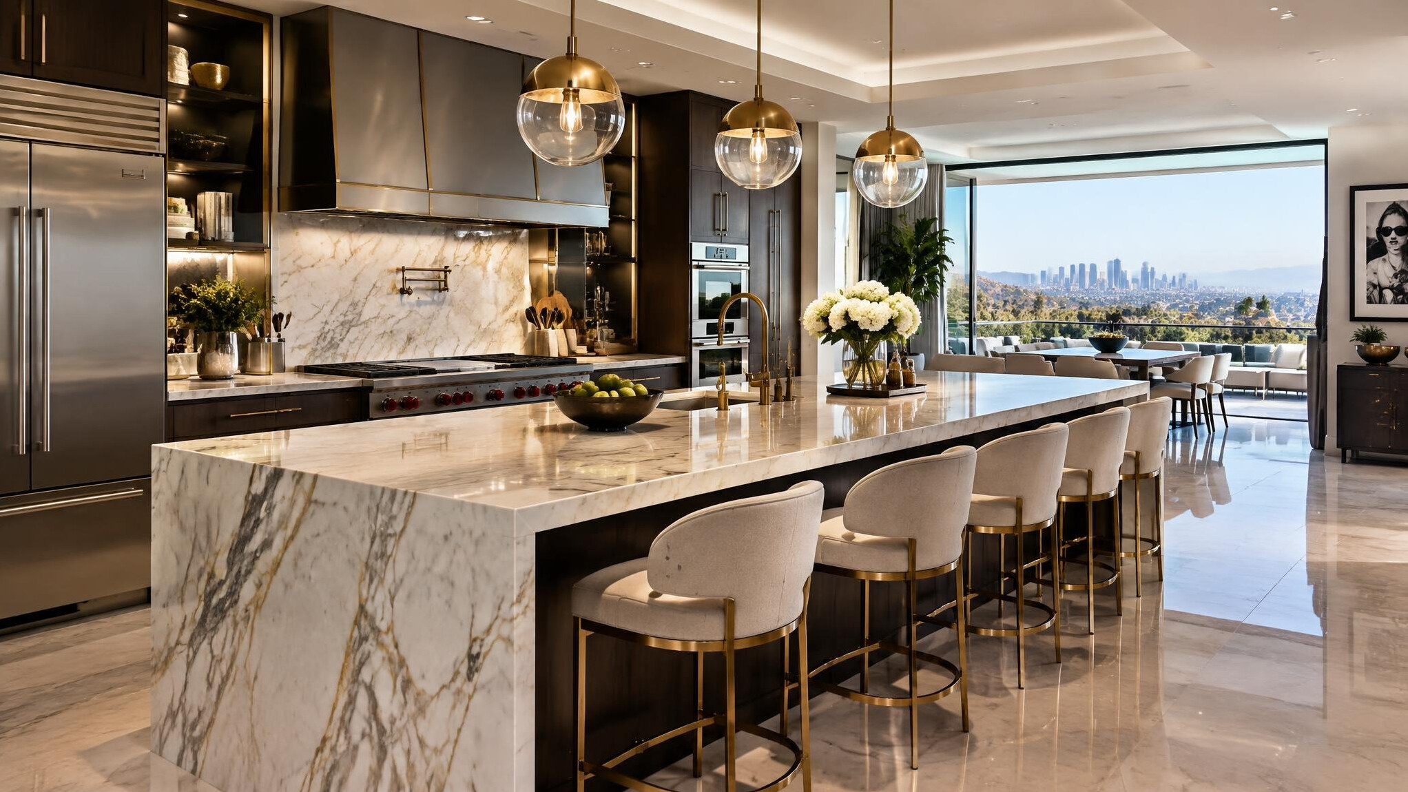 luxury kitchen celebrity home