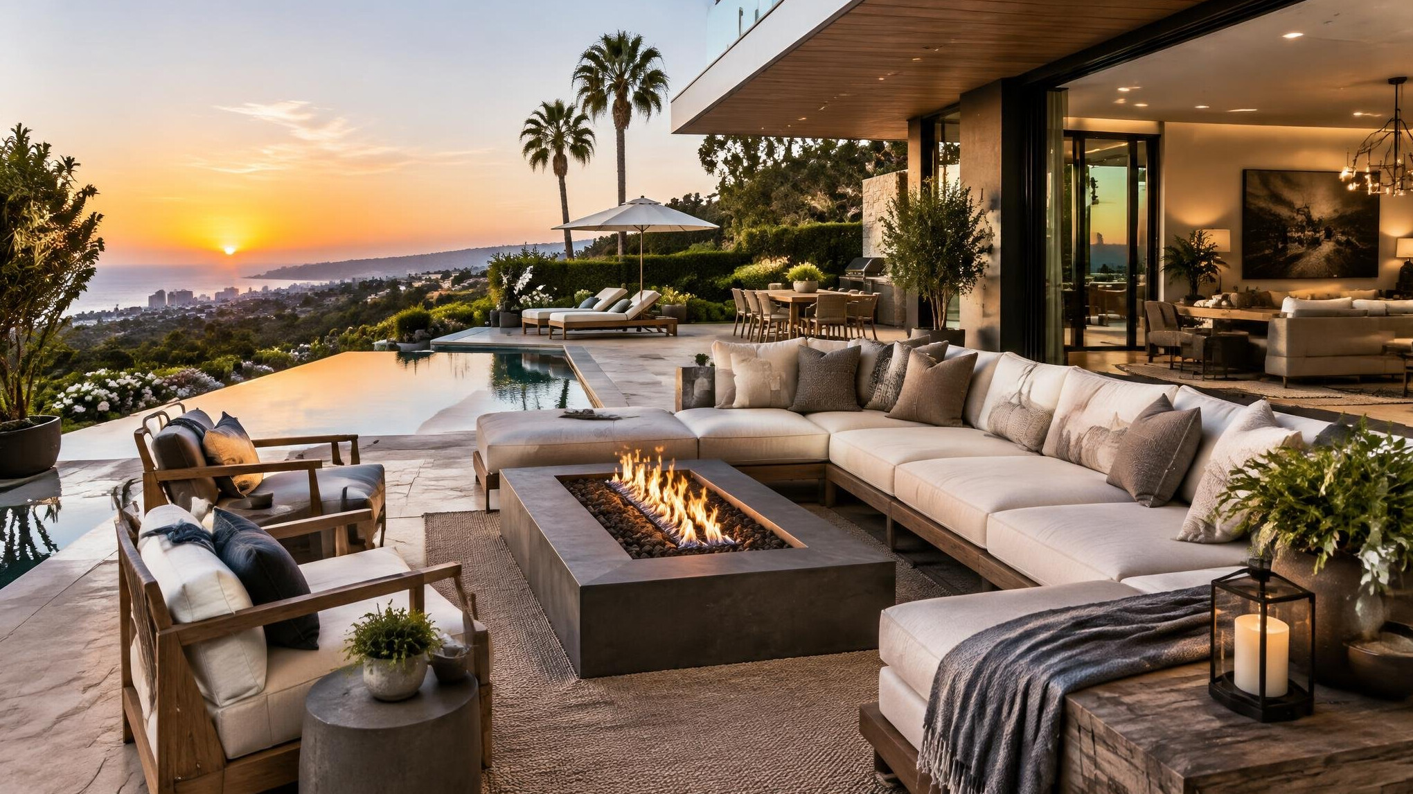 luxury outdoor patio