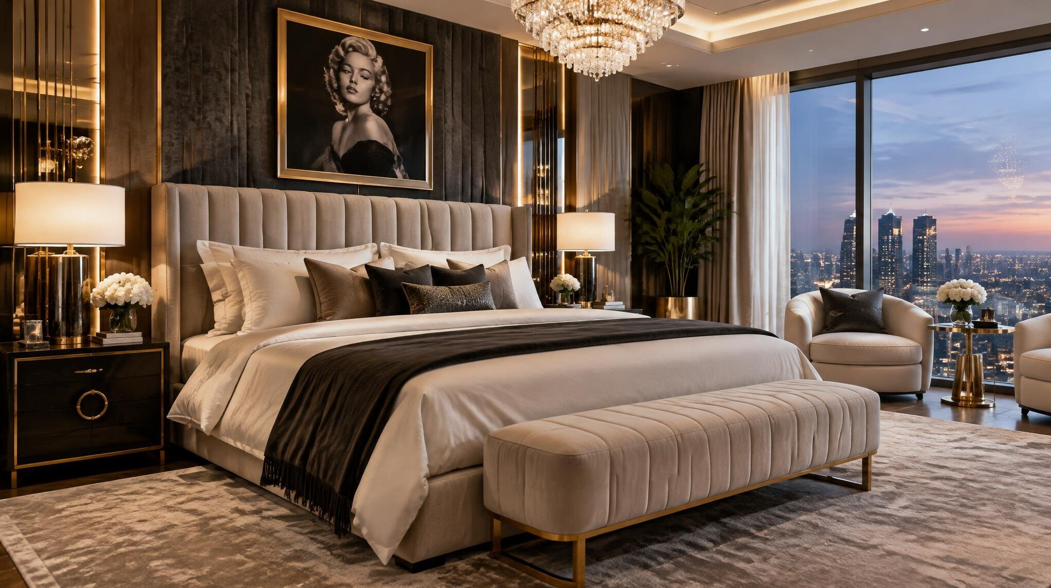 luxury bedroom interior