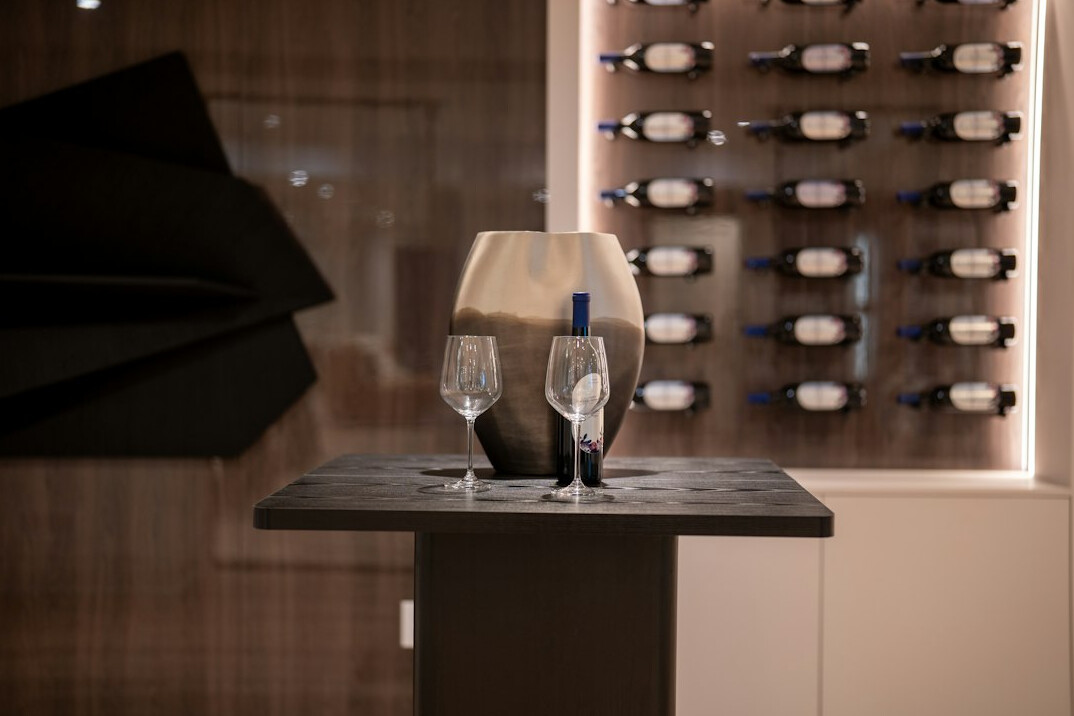luxury home wine cellar