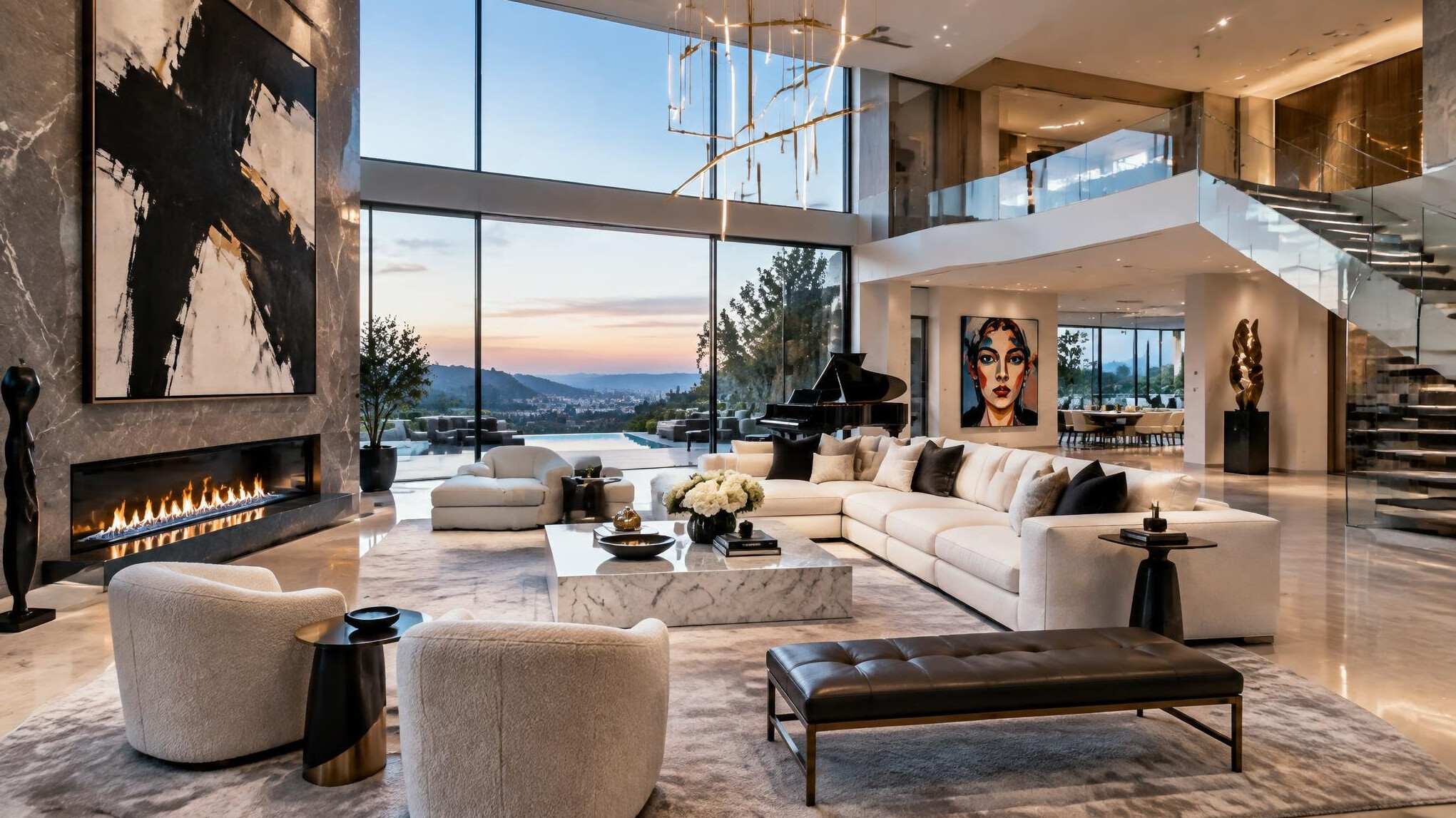 luxury celebrity home interior